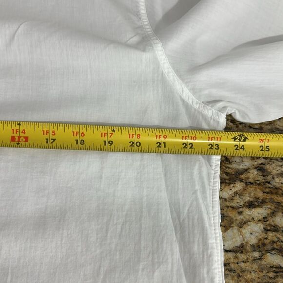 Billy Reid Standard Classic White Casual Button-Down Shirt Size XL - Picture 11 of 11